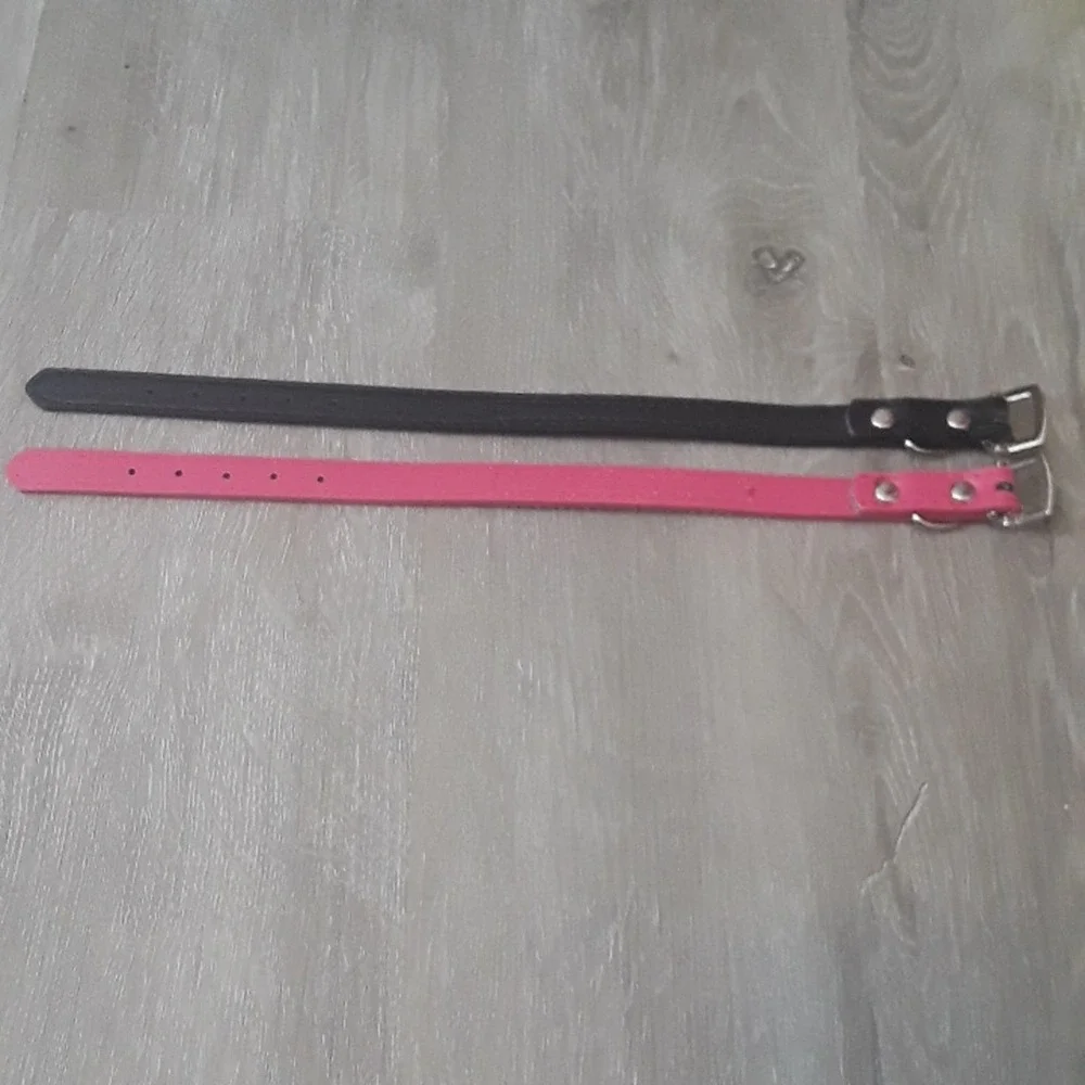 Dog collar blinged out bundle. Size small